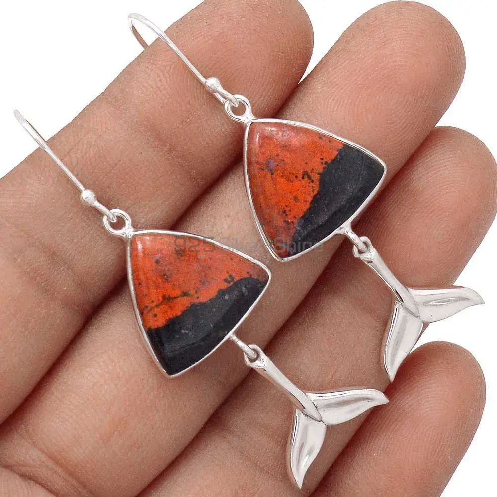 Natural Gemstone Earrings In 925 Sterling Silver 925SE2181_1