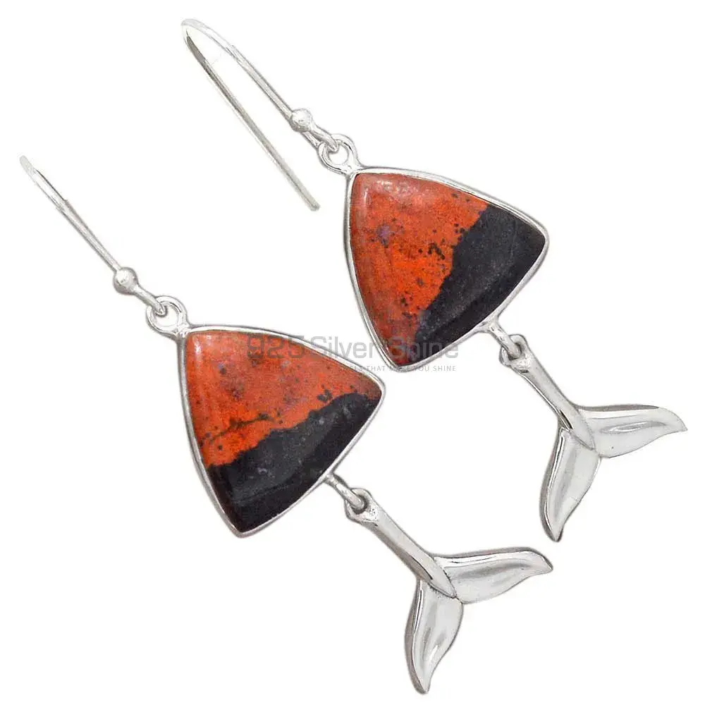 Natural Gemstone Earrings In 925 Sterling Silver 925SE2181_1