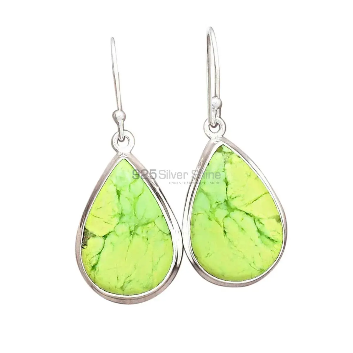 Natural Agate Gemstone Earrings In 925 Sterling Silver 925SE2260_0