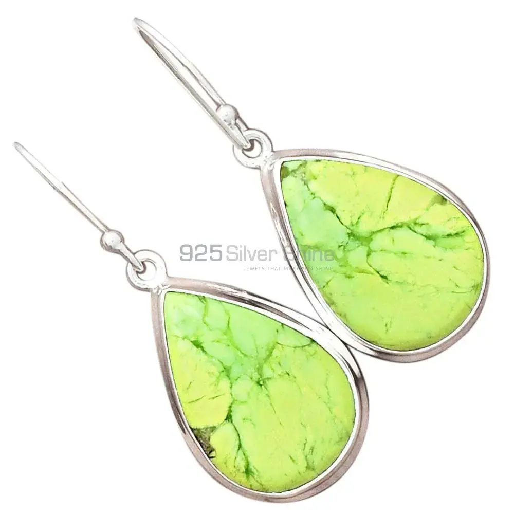 Natural Agate Gemstone Earrings In 925 Sterling Silver 925SE2260_1