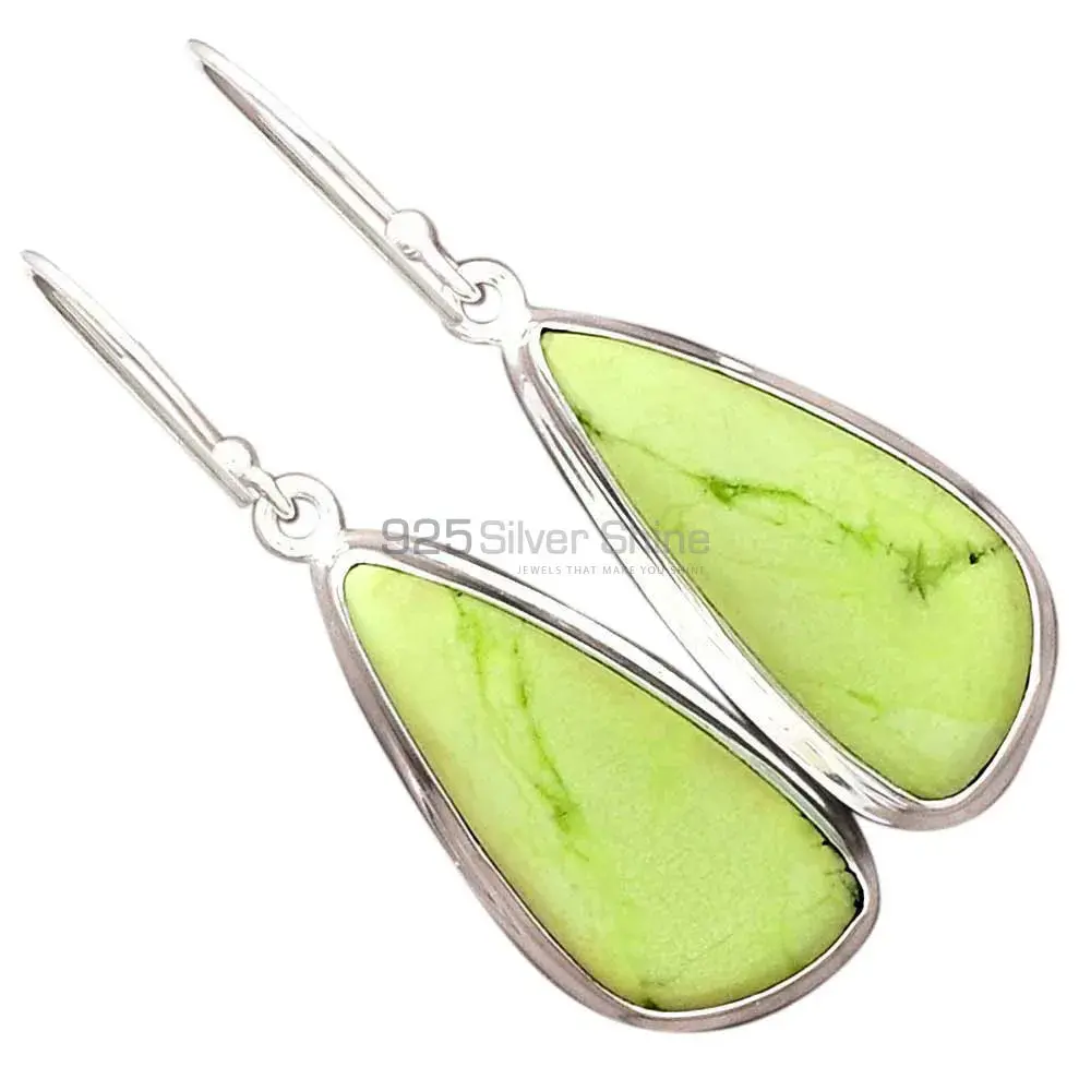 Natural Agate Gemstone Earrings In Fine 925 Sterling Silver 925SE2266_1