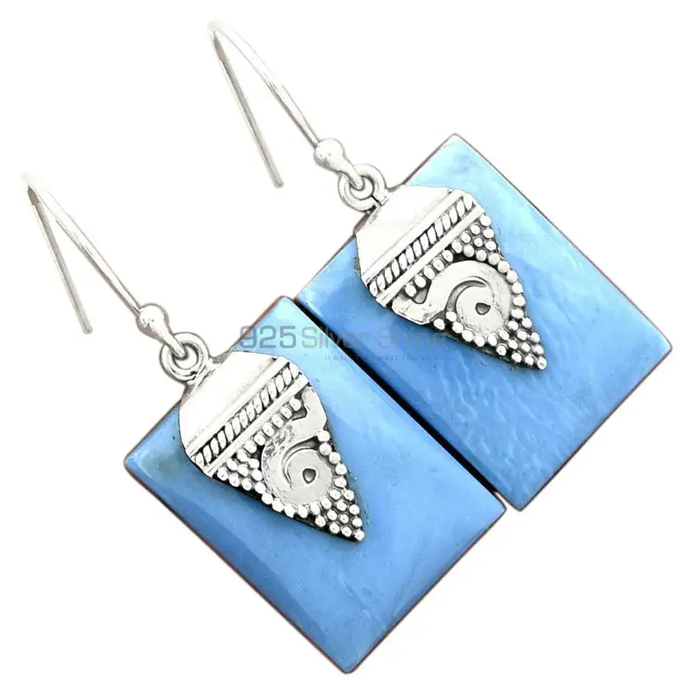 Natural Agate Gemstone Earrings In 925 Sterling Silver Jewelry 925SE2521_1