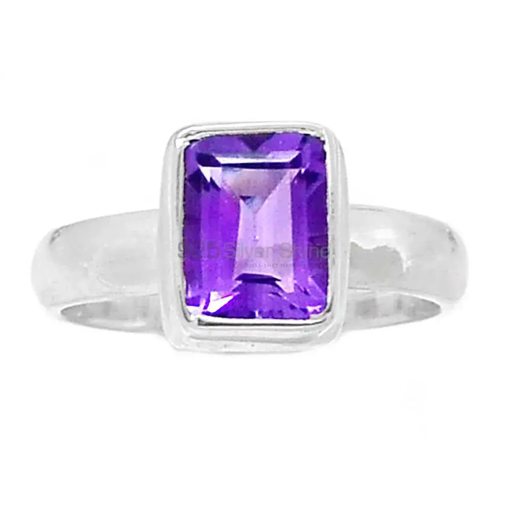 Sterling Silver Amethyst anniversary Rings 925SR2343