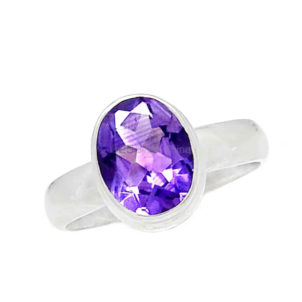 Sterling Silver Amethyst anniversary Rings 925SR2343_1