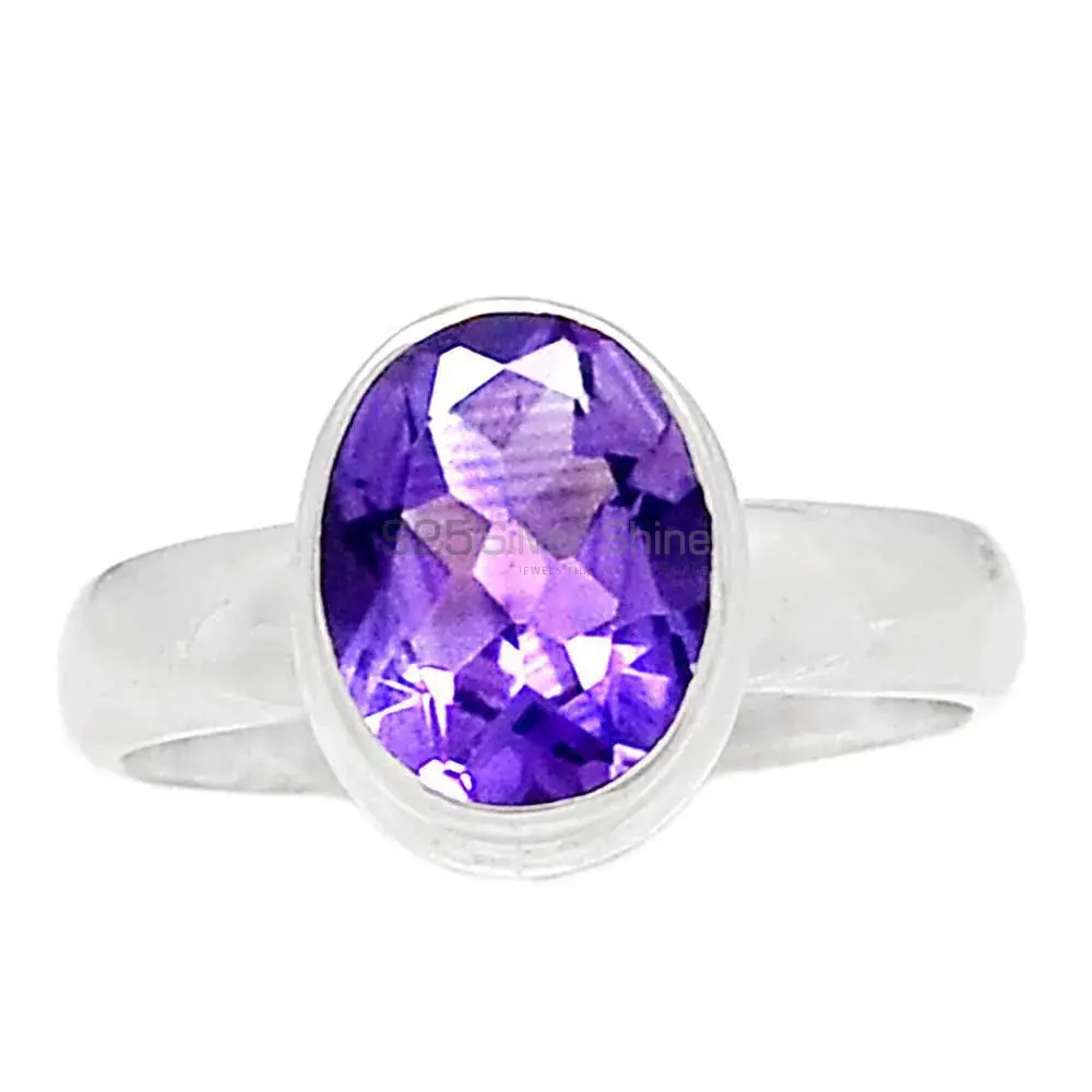 Sterling Silver Amethyst anniversary Rings 925SR2343_2