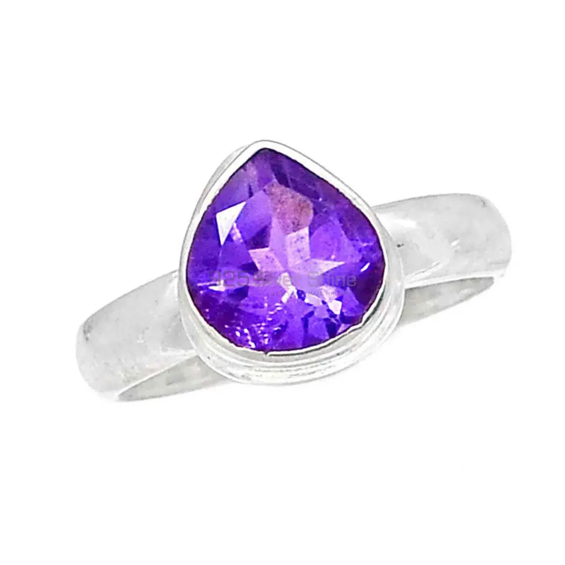 Sterling Silver Amethyst anniversary Rings 925SR2343_4