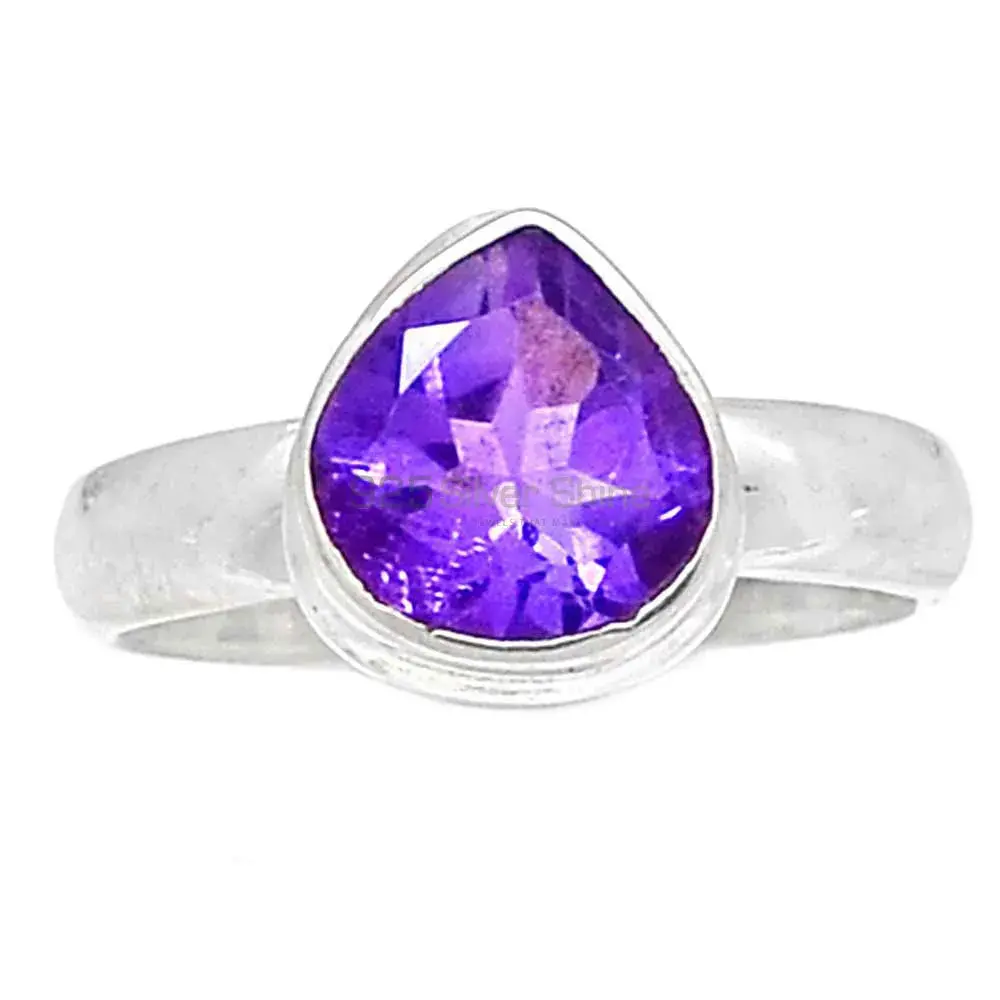 Sterling Silver Amethyst anniversary Rings 925SR2343_4