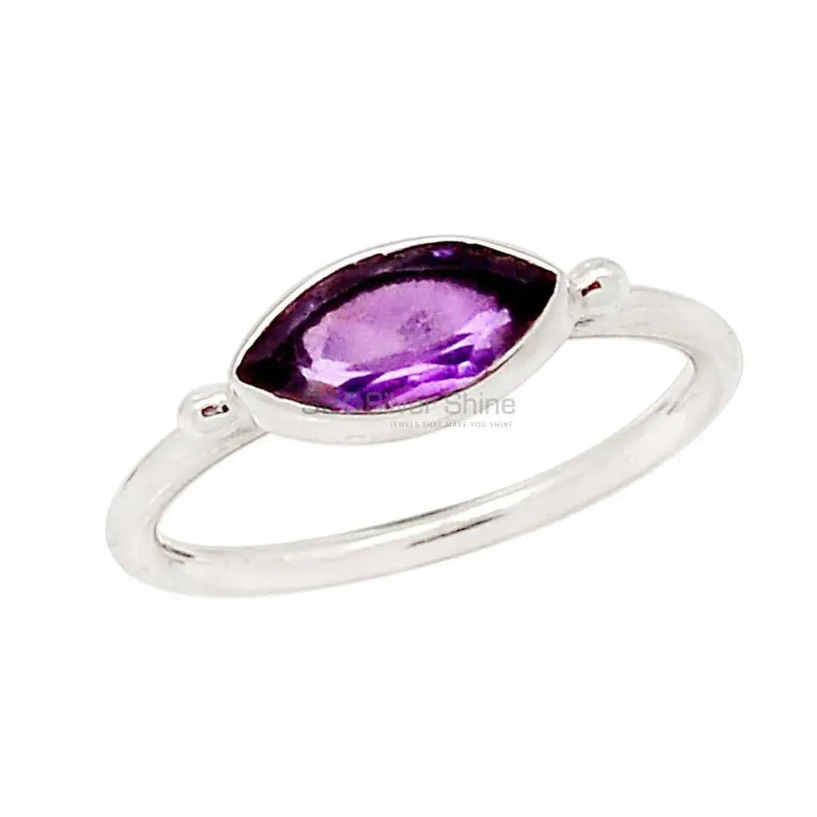 Sterling Silver Amethyst February Birthstone rings 925SR2380_0