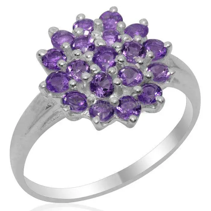 Natural Amethyst Gemstone Rings In Fine 925 Sterling Silver 925SR1837