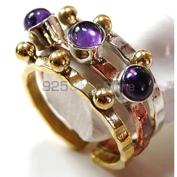 Natural Amethyst Gemstone Rings Manufacturer In 925 Sterling Silver Jewelry 925SR3783_0