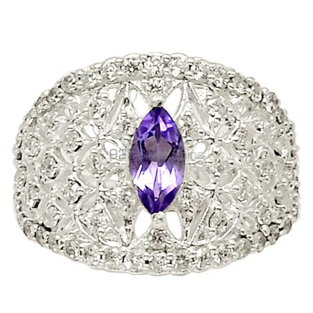 Designer Sterling Silver Amethyst Rings 925SR2385