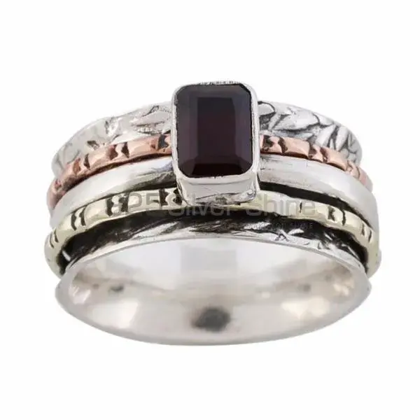 Natural Black Onyx Gemstone Rings In Fine 925 Sterling Silver 925SR3677_1