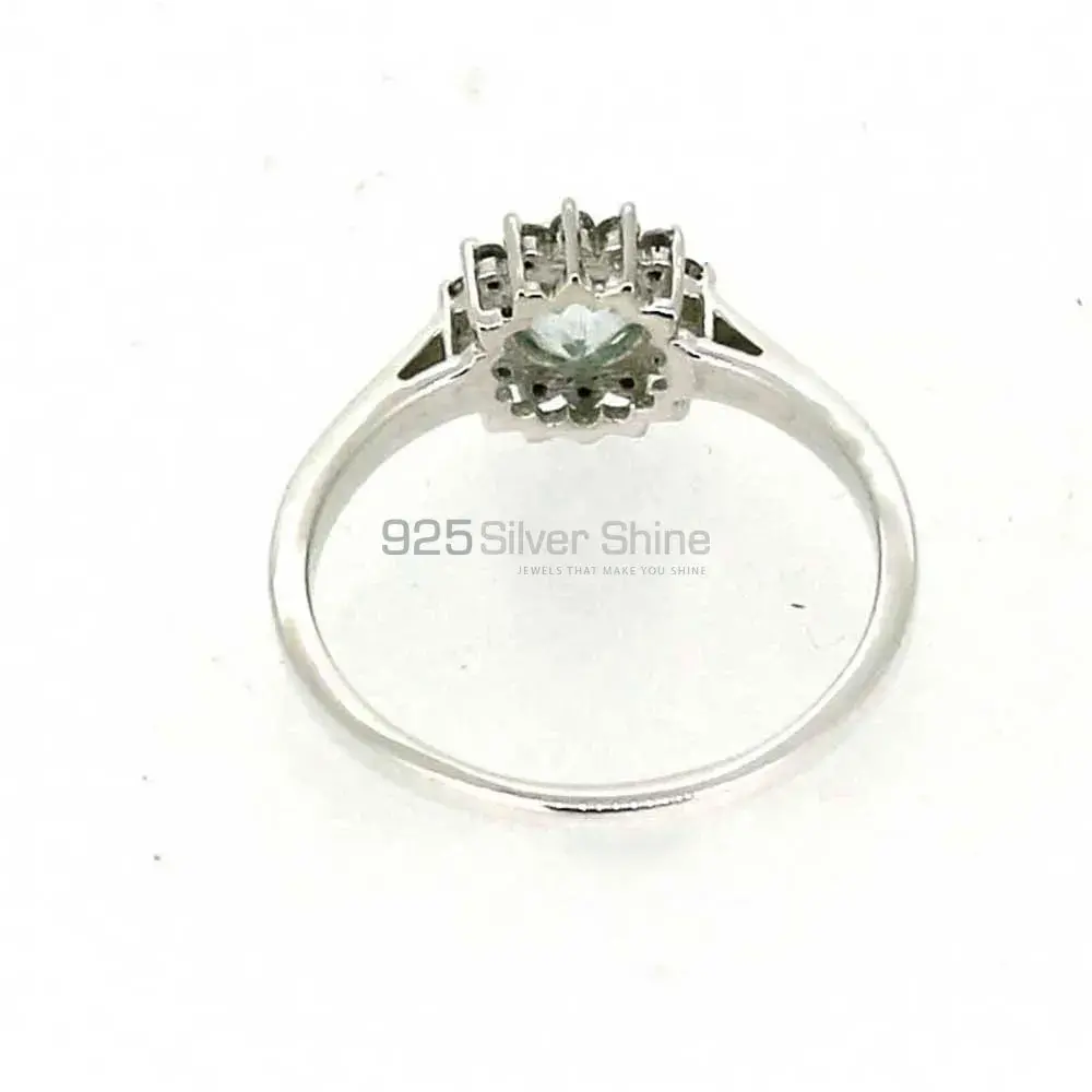 Natural Blue Topaz Gemstone Handmade Ring In 925 Silver 925SR050-4_3