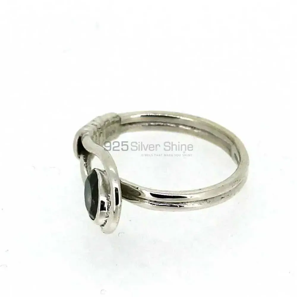 Natural Blue Topaz Gemstone Handmade Ring In 925 Solid Silver 925SR028-3_0