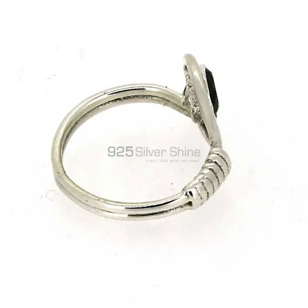 Natural Blue Topaz Gemstone Handmade Ring In 925 Solid Silver 925SR028-3_2