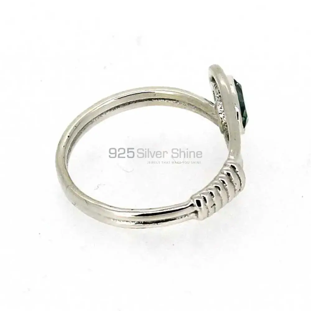 Natural Blue Topaz Gemstone Handmade Ring In 925 Solid Silver 925SR028-3_3