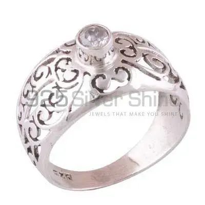 Natural Blue Topaz Gemstone Rings In 925 Sterling Silver Jewelry 925SR3977_0