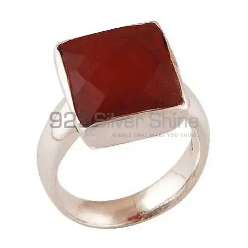 Natural Carnelian Gemstone Rings Exporters In 925 Sterling Silver Jewelry 925SR3465