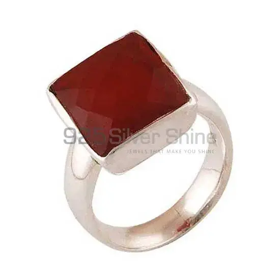 Natural Carnelian Gemstone Rings Exporters In 925 Sterling Silver Jewelry 925SR3465_0