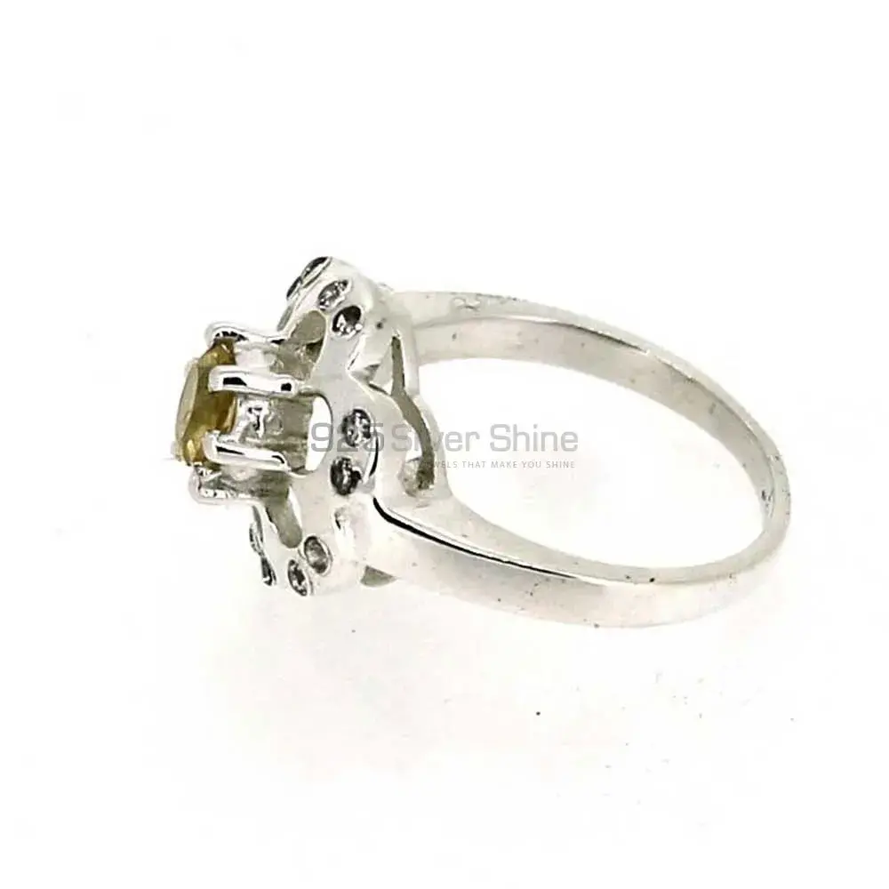 Natural Citrine Sterling Silver Rings 925SR041-2_3