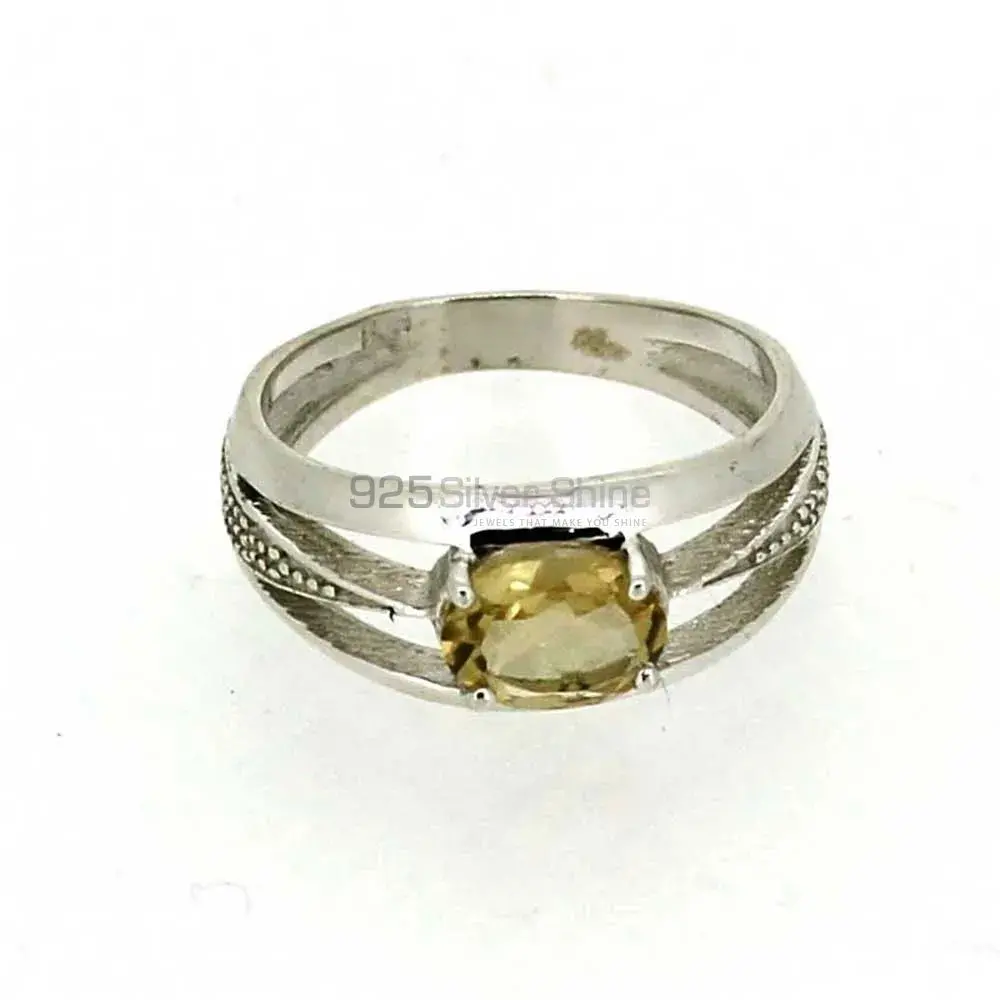 Citrine Sterling Silver Rings Jewelry 925SR027-2_0