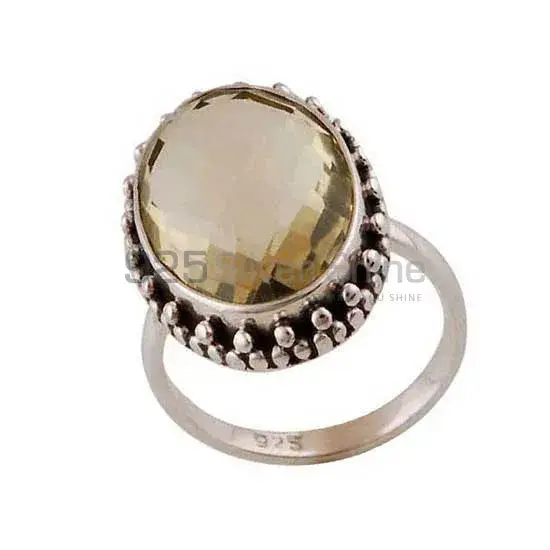 Stunning Citrine Birthstone Sterling Silver Rings 925SR4023_1