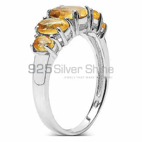Natural Citrine Gemstone Rings In Fine 925 Sterling Silver 925SR3031_0
