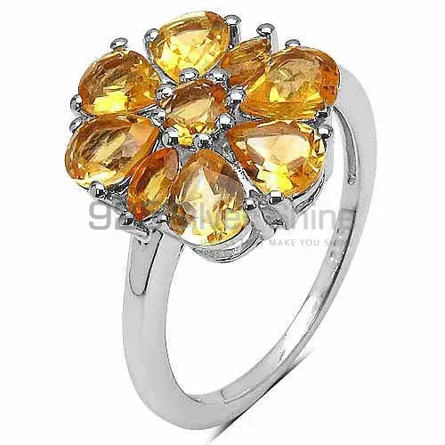 Natural Citrine Gemstone Rings In Solid 925 Silver 925SR3359_0