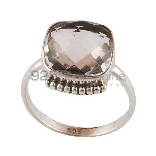 Natural Crystal Gemstone Rings Suppliers In 925 Sterling Silver Jewelry 925SR4050