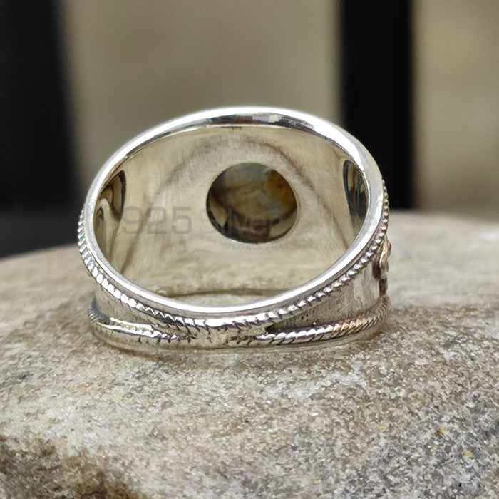 Natural Fire Labradorite Gemstone Ring In Sterling Silver Jewelry SSR123_3