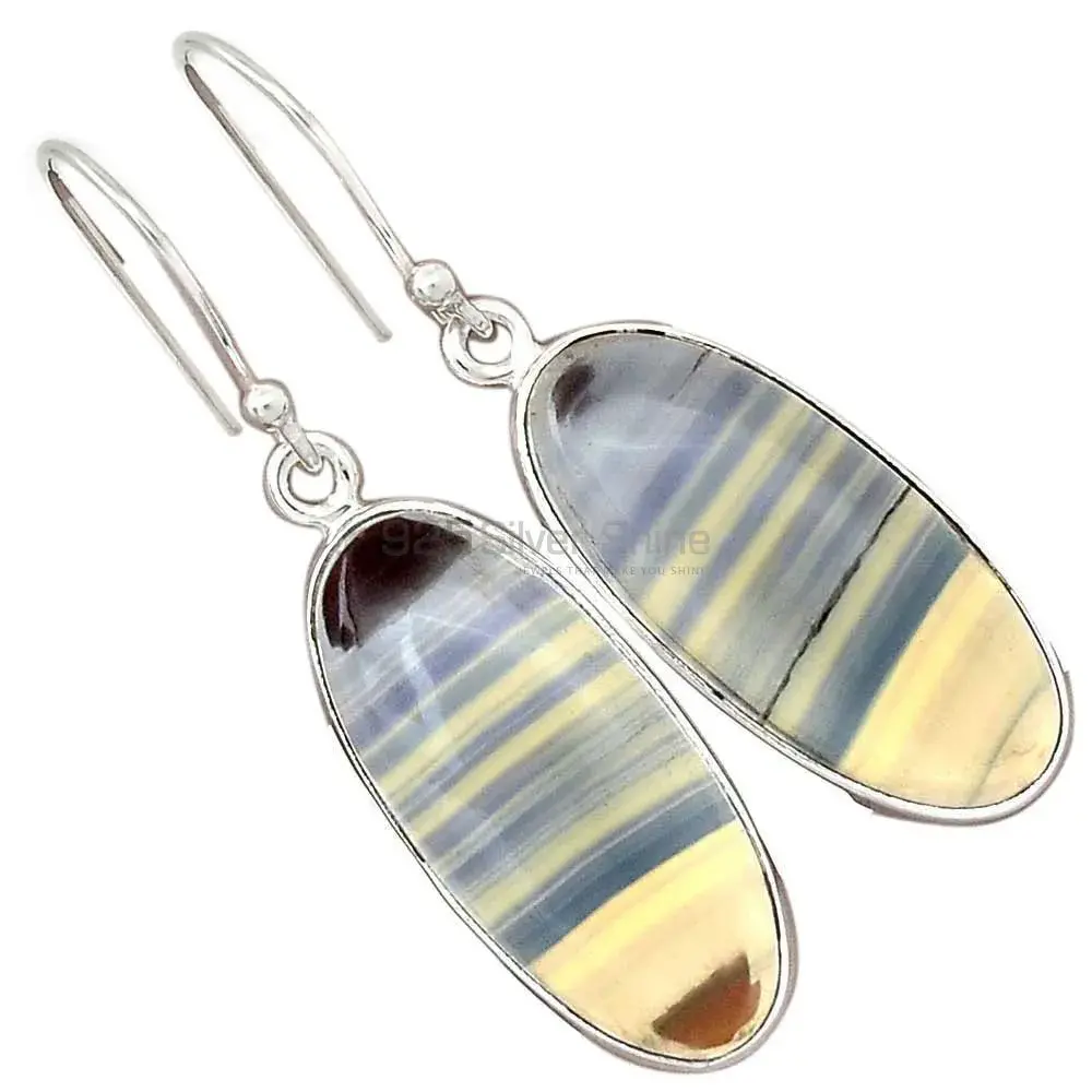 Natural Fluorite Gemstone Earrings In 925 Sterling Silver Jewelry 925SE2284_7