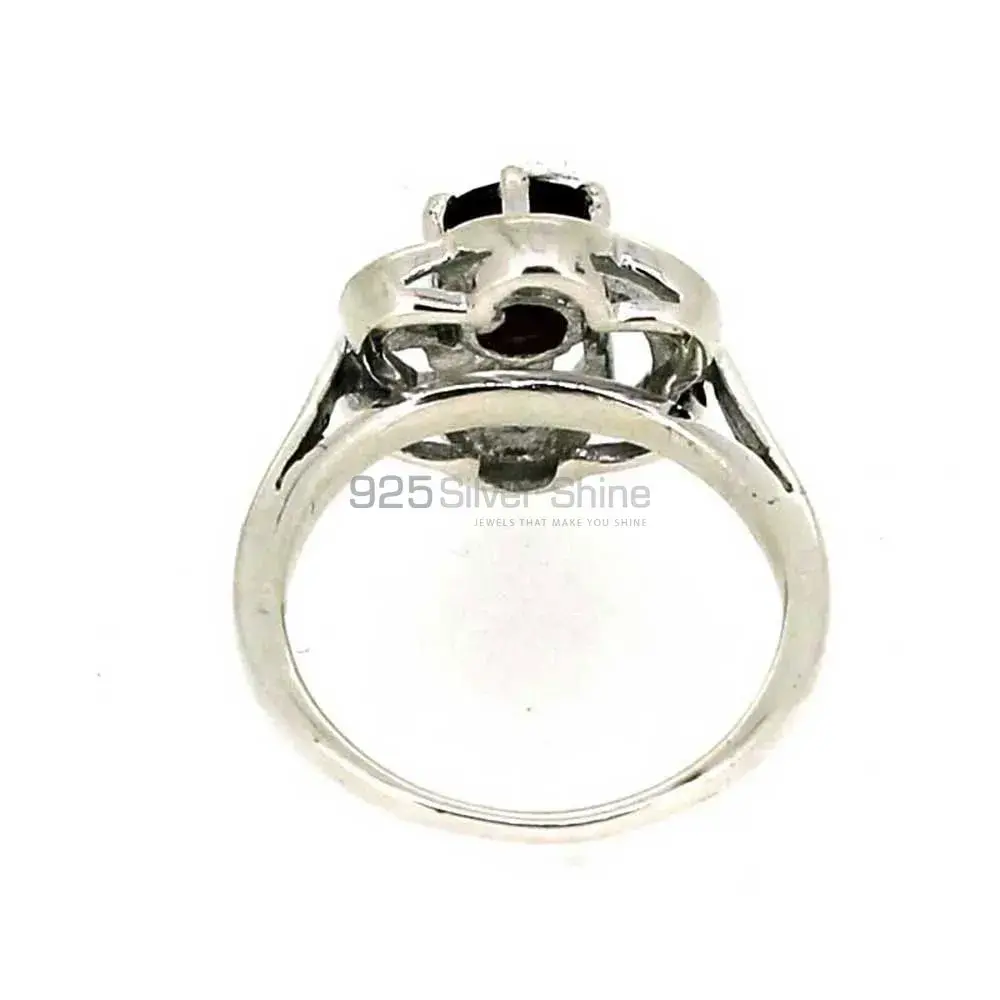 Natural Garnet Sterling Silver Rings 925SR024-3_2