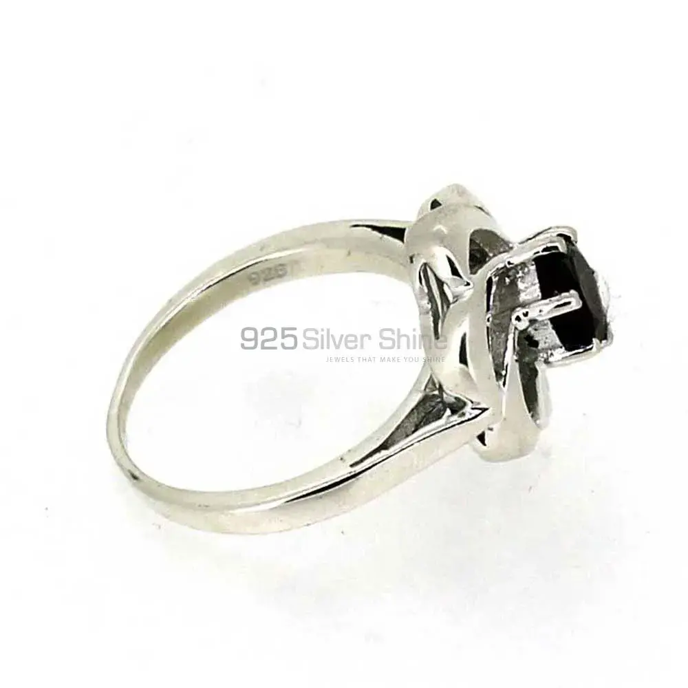 Natural Garnet Sterling Silver Rings 925SR024-3_3