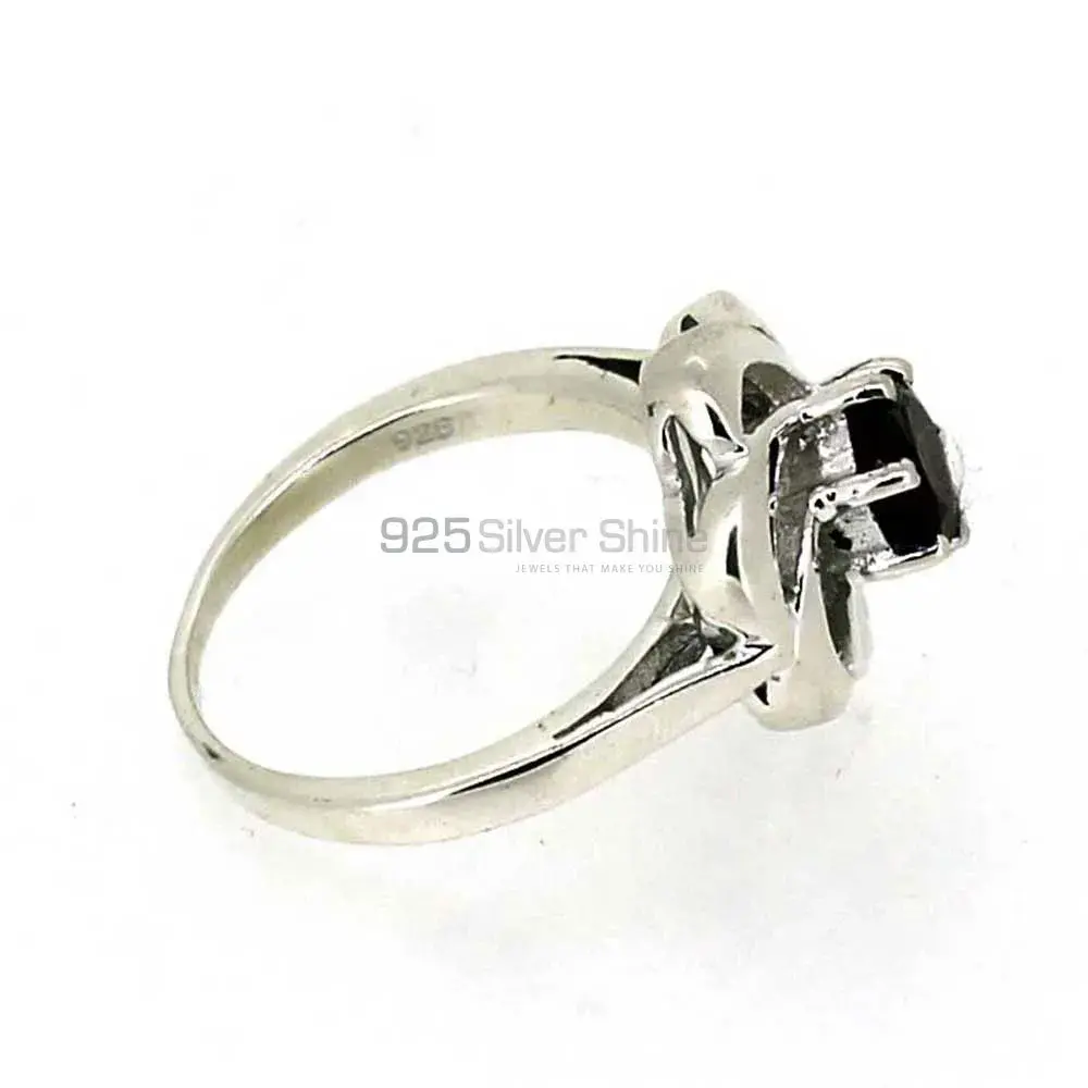 Natural Garnet Sterling Silver Rings 925SR024-3_4