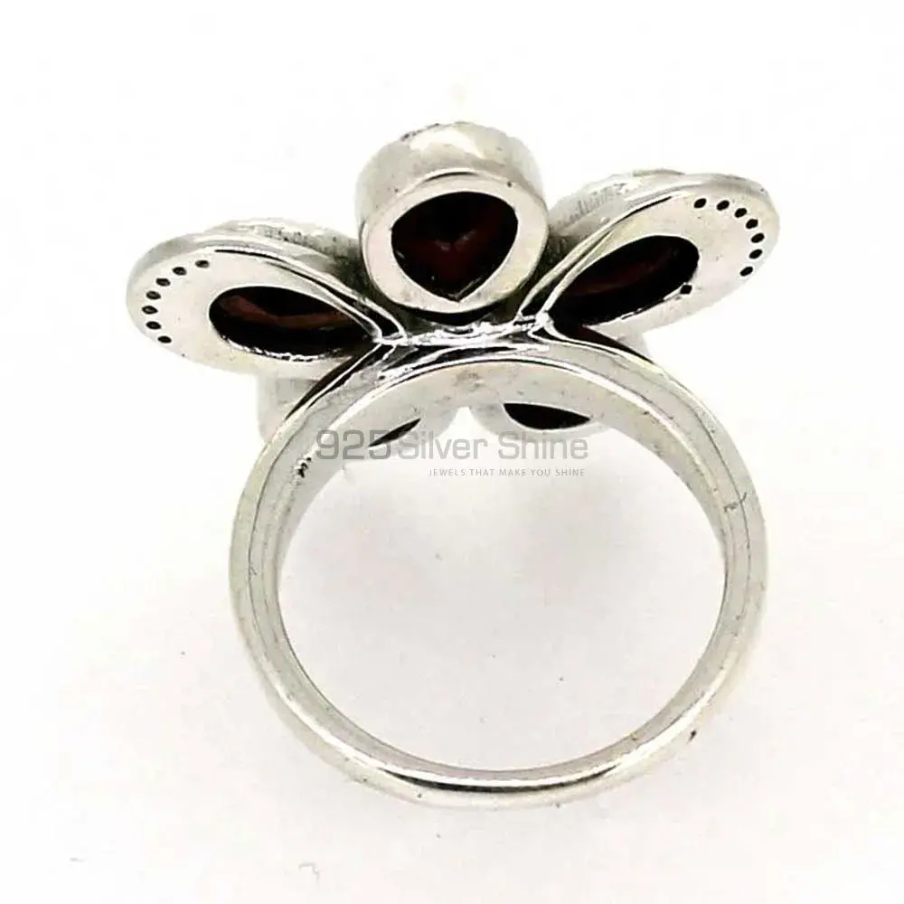 Natural Garnet Gemstone Handmade Ring In Sterling Silver 925SR043-2_1