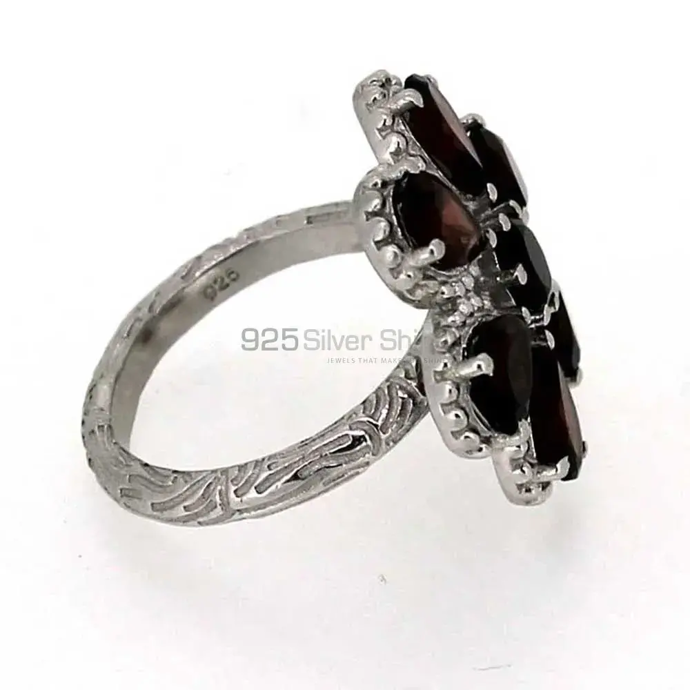 Boho Design Sterling Silver Garnet Rings 925SR035_3