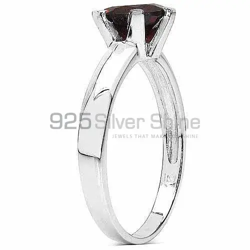 Natural Garnet Gemstone Sterling Silver Rings 925SR3134_0
