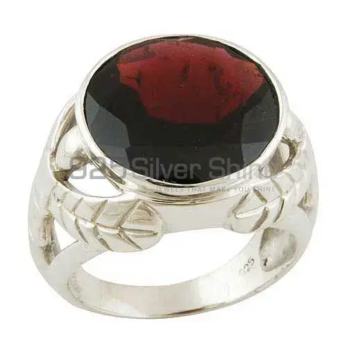 Red Garnet Birthstone Sterling Silver Rings Jewelry 925SR3544