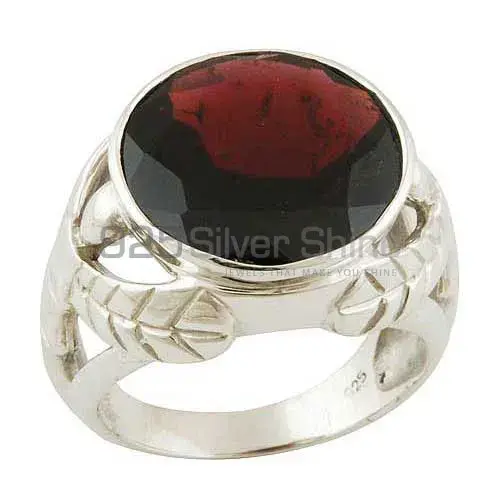 Red Garnet Birthstone Sterling Silver Rings Jewelry 925SR3544_0