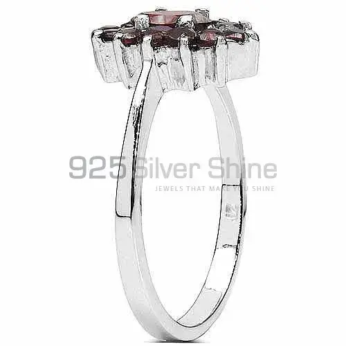 Natural Garnet Gemstone Rings In Solid 925 Silver 925SR3107_1
