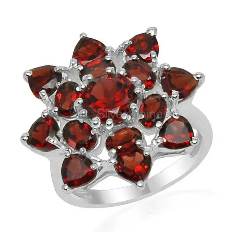 Natural Garnet Gemstone Rings In 925 Sterling Silver Jewelry 925SR1560_1