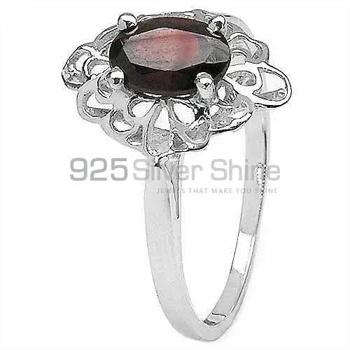 Sterling Silver Garnet January Birthstone Rings 925SR3137_0