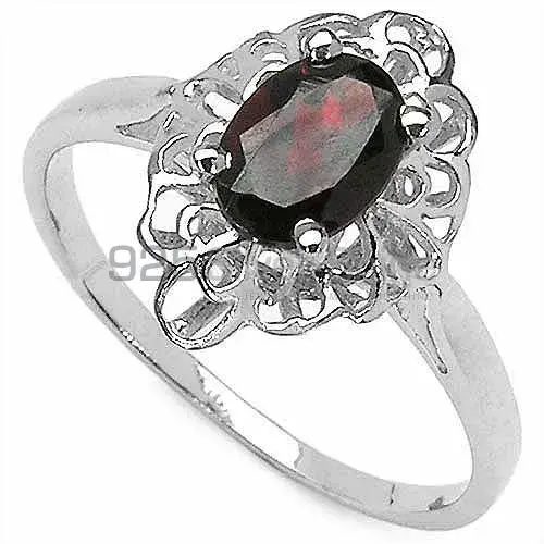 Sterling Silver Garnet January Birthstone Rings 925SR3137_1