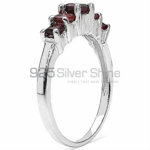Natural Garnet Gemstone Rings Suppliers In 925 Sterling Silver Jewelry 925SR3131_0