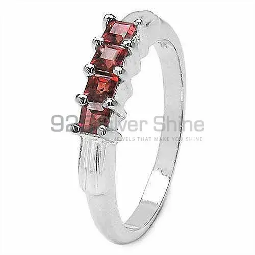 Natural Garnet Gemstone Rings In 925 Sterling Silver Jewelry 925SR3128_1
