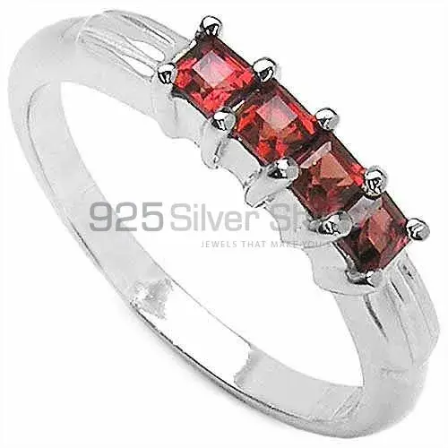 Natural Garnet Gemstone Rings Wholesaler In 925 Sterling Silver Jewelry 925SR3128_1