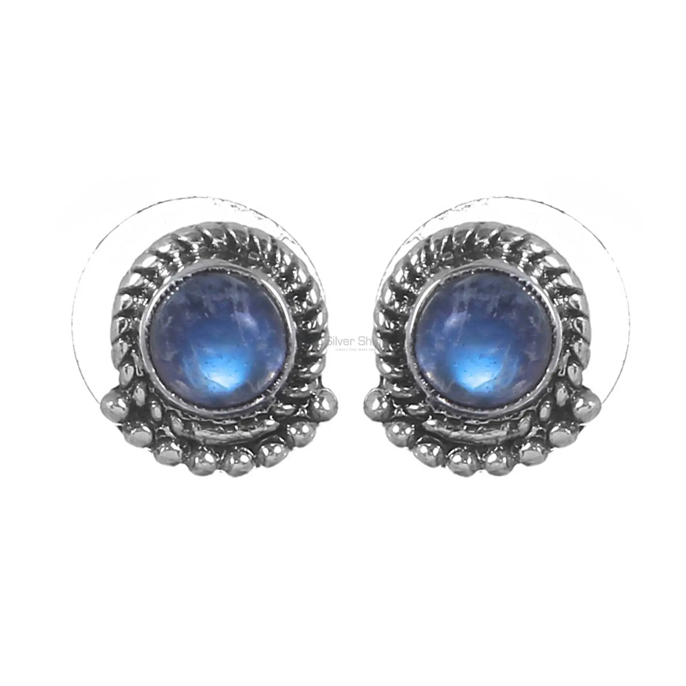 Natural Labradorite Gemstone Earrings Wholesaler In 925 Sterling Silver Jewelry 925SE253