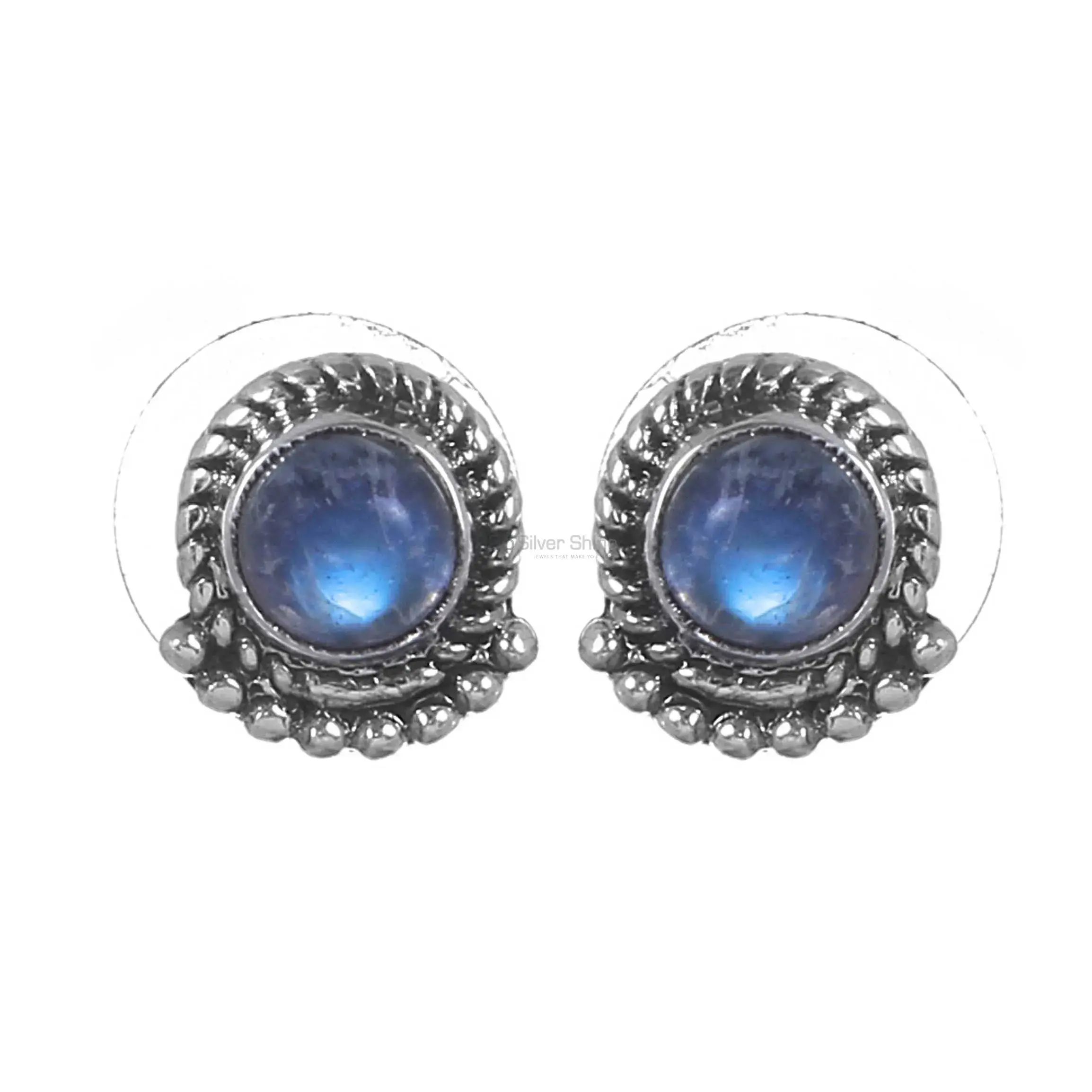 Natural Labradorite Gemstone Earrings In 925 Sterling Silver Jewelry 925SE253_0