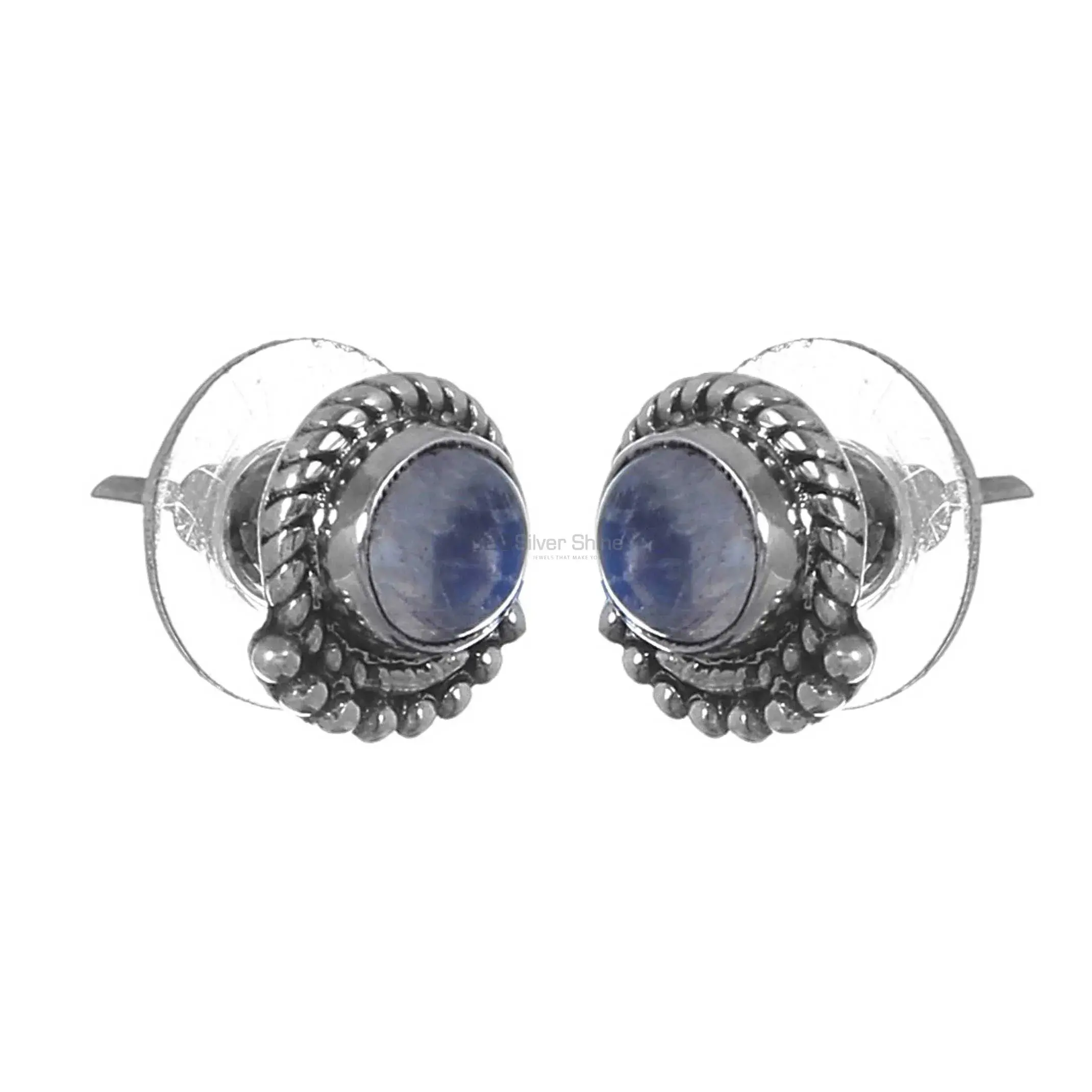 Natural Labradorite Gemstone Earrings In 925 Sterling Silver Jewelry 925SE253_1