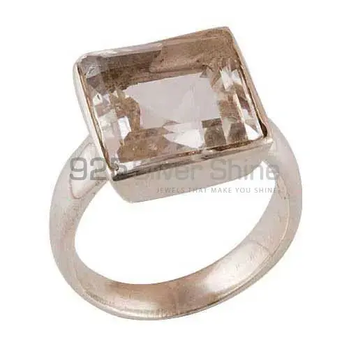 Crystal Gemstone Rings Suppliers In 925 Sterling Silver Jewelry 925SR3462